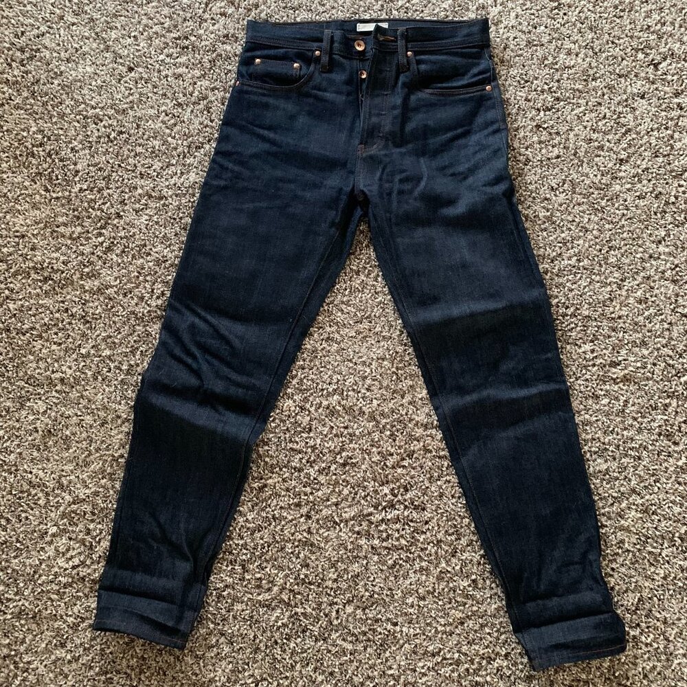 Unbranded UB601 Relaxed Tapered Selvedge Denim 31 X 31